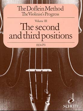 Illustration de L'École du violon : the second and third positions - Vol. 3 : en anglais