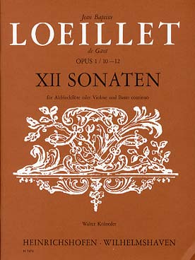 Illustration loeillet sonates op. 1 vol. 4