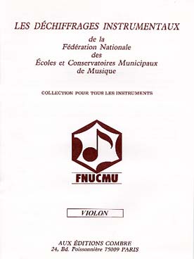 Illustration de FFEM (ex FNUCMU) : déchiffrages instrumentaux