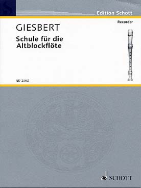 Illustration giesbert methode flute bec alto allemand