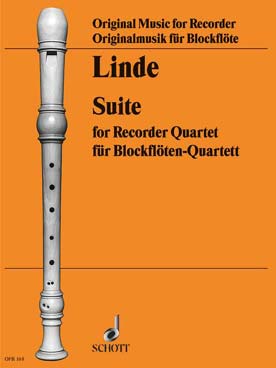 Illustration linde suite for recorder quartet