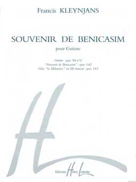 Illustration de Souvenir de Benicasim op. 142 - Ombre op. 94/2 - Valse "La Milanaise" op. 143