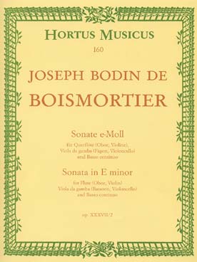 Illustration de Sonate op. 37/2 en mi m pour flûte, viole de gambe et basse continue