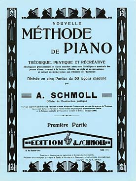Illustration schmoll nouvelle methode de piano vol. 1