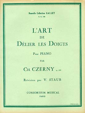 Illustration de Op. 699/740 : L'Art de délier les doigts