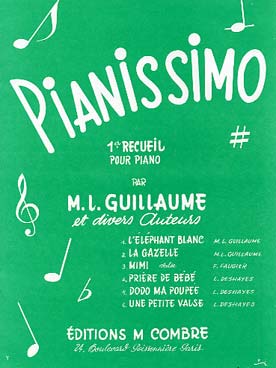 Illustration de Pianissimo - recueil 6 pièces d'auteurs divers (tr. Guillaume)
