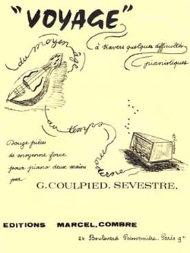 Illustration de Voyage, recueil de 12 pieces