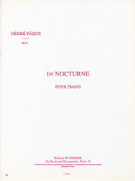 Illustration de 1er nocturne op. 74