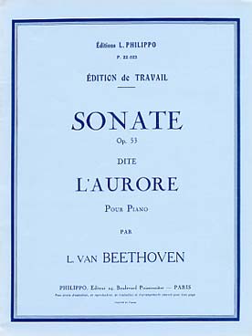 Illustration de Sonate N° 21 op. 53 en do M "Waldstein"