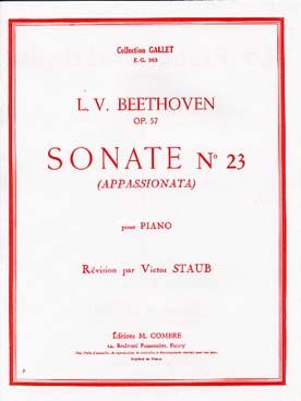Illustration de Sonate N° 23 op. 57 en fa m Appassionata