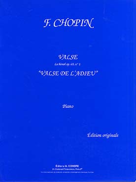 Illustration de Valse op. posth. 69 N° 1 "L'adieu"