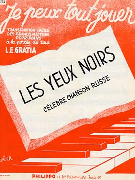 Illustration de Les yeux noirs, célèbre chanson russe