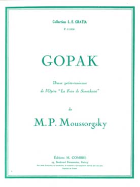 Illustration de Gopak danse petite russienne 
