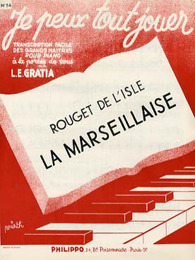 Illustration de La Marseillaise (tr. facile Gratia) .