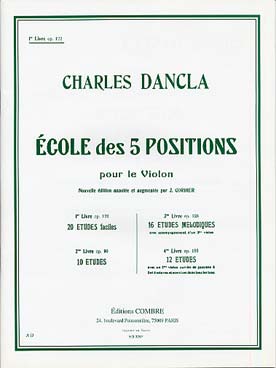 Illustration dancla ecole 5 positions vol. 1 op. 122