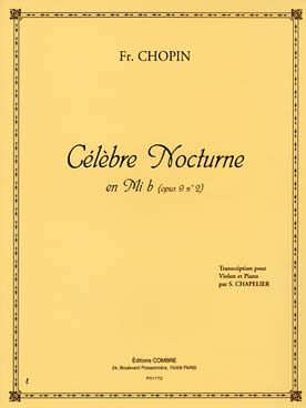 Illustration de Célèbre nocturne en mi b