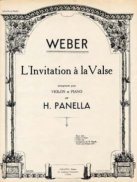 Illustration weber invitation a la valse