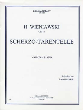 Illustration wieniawski scherzo-tarentelle