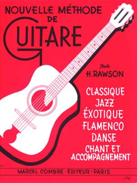 Illustration rawson methode de guitare classique jazz
