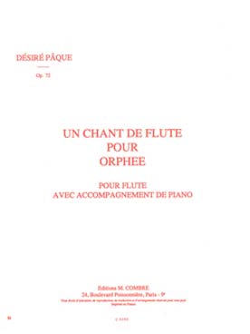 Illustration paque un chant de flute pour orphee
