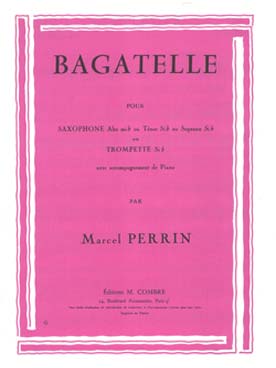 Illustration de Bagatelle - saxo alto/tenor/soprano & piano   