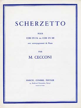 Illustration de Scherzetto (cor en fa ou mib)    
