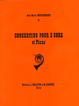 Illustration de Concertino pour l'agrément, pour 3 cors (ou 2 cors et trombone) et piano