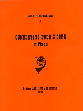Illustration de Concertino pour l'agrément, pour 3 cors (ou 2 cors et trombone) et piano