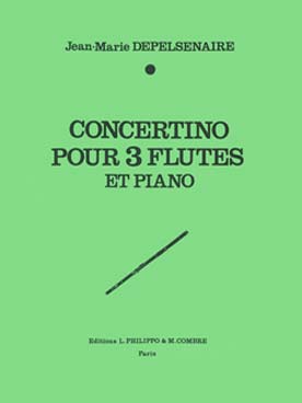 Illustration de Concertino pour 3 flûtes ou 2 flûtes et une clarinette