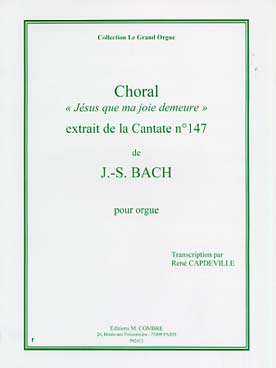 Illustration de Choral cantate 147 (rév. Capdeville)