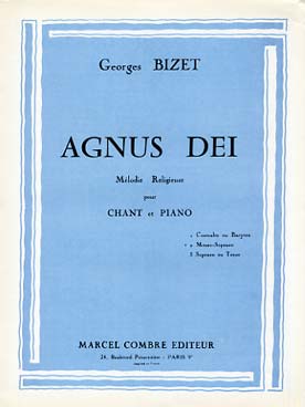 Illustration bizet agnus dei (mezzo soprano)