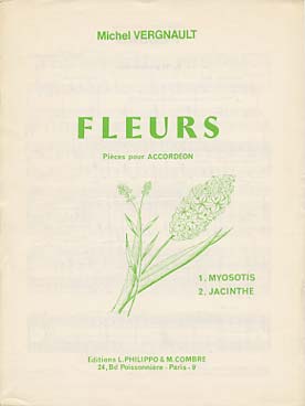 Illustration vergnault fleurs : myosotis - jacinthe