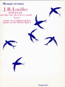 Illustration de Sonates pour flûte à bec alto et basse continue - Vol. 2 : op. 2 N° 5 et 7
