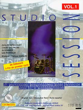 Illustration de STUDIO SESSION : 25 morceaux progressifs avec CD d'accompagnement - Vol. 1