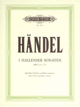 Illustration de 3 Hallenser Sonaten