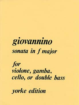 Illustration de Sonate en fa M pour viole de gambe, violoncelle ou contrebasse