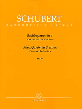 Illustration schubert quatuor d 810 j fille & la mort