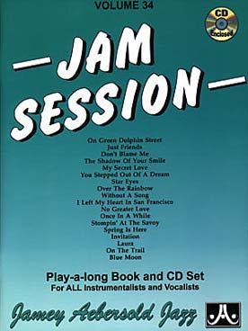Illustration de AEBERSOLD : approche de l'improvisation jazz tous instruments avec CD play-along - Vol. 34 : Jam session