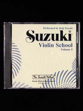 Illustration de SUZUKI Violin School (ancienne édition) - CD du Vol. 5