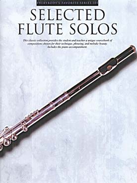 Illustration de SELECTED FLUTE SOLO WITH PIANO