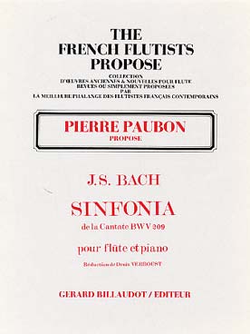 Illustration de Sinfonia de la Cantate BWV 209
