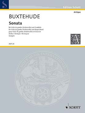 Illustration buxtehude sonata en re maj