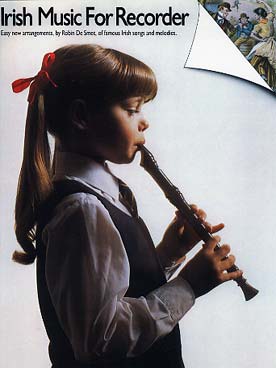 Illustration irish music for the recorder