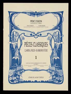 Illustration de PIÈCES CLASSIQUES percussion à clavier - Vol. 1