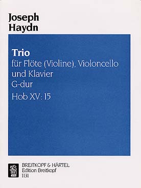Illustration haydn trio avec piano hob. xv:15 sol maj