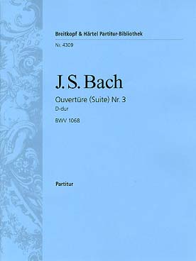 Illustration de Suite N° 3 BWV 1068 en ré M