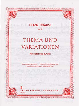 Illustration de Thema und Variationen op. 13    