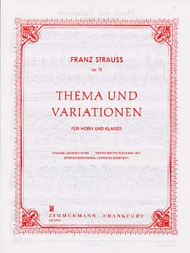 Illustration de Thema und Variationen op. 13