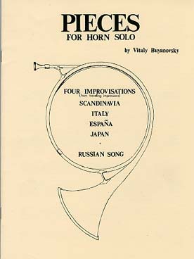 Illustration de Four improvisations : Scandinavia, Italy, España, Japan - Russian song