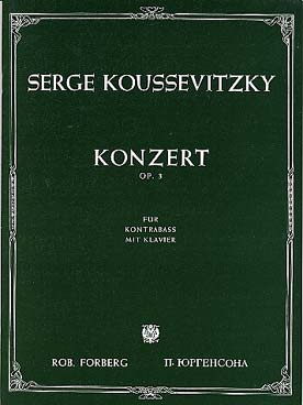 Illustration koussevitzky concerto op. 3